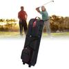   Travel Bag Thickened Nylon Foldable   Bag with Wheels Combination Lock for Airlines