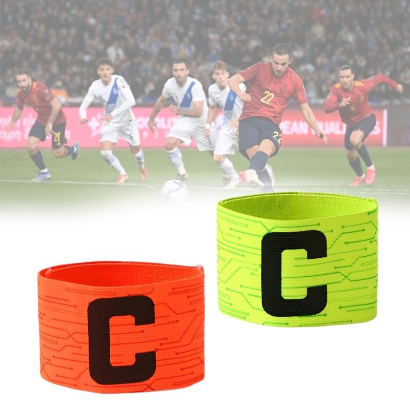 Comfortable Elastic Soccers Captain Armband Professional Football Captain Arm Bands Adjustable Soccer Armband Bands