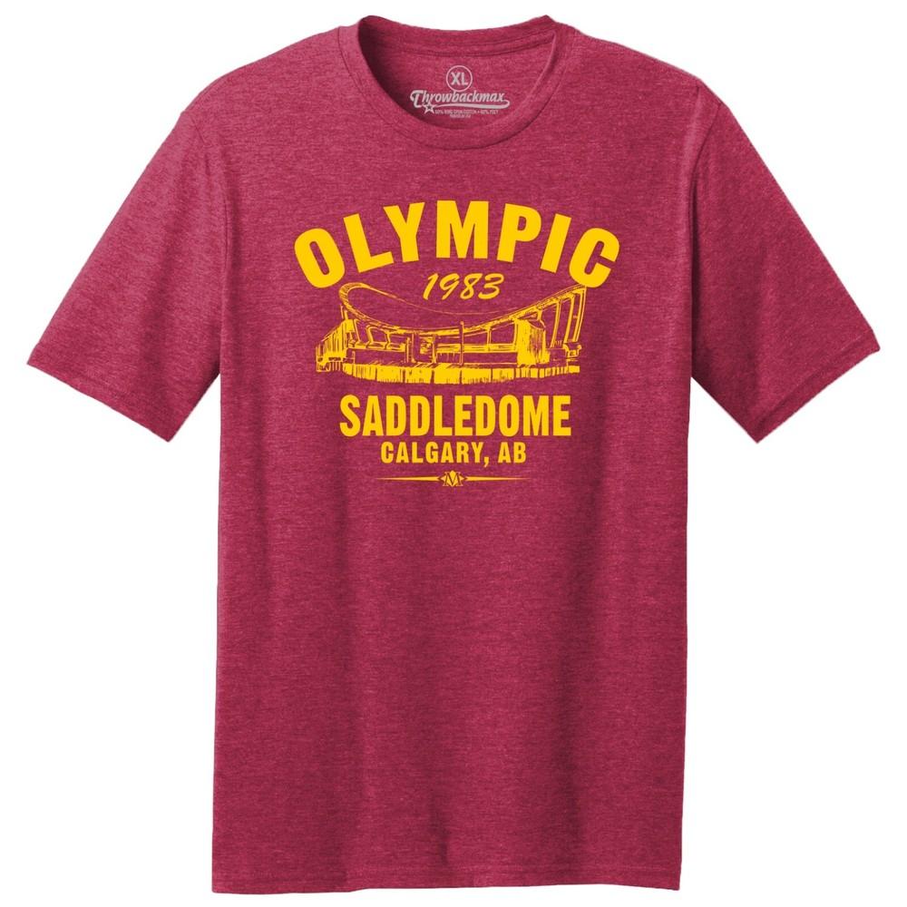 

Olympic Saddledome 1983 Hockey TRI-BLEND Tee ShirtCalgary Flames Unisex T-Shirt M