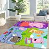 Peppa Pig's Garden Day Square rugs are a great choice for living rooms, bedrooms, home décor, and as gifts.