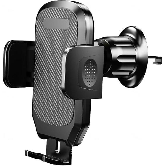 Car Phone Holder, Adjustable Car Phone Mount Cradle 360° Rotation - 2023 Upgraded Strong Sticky Gel Pad for Car Dashboard,H