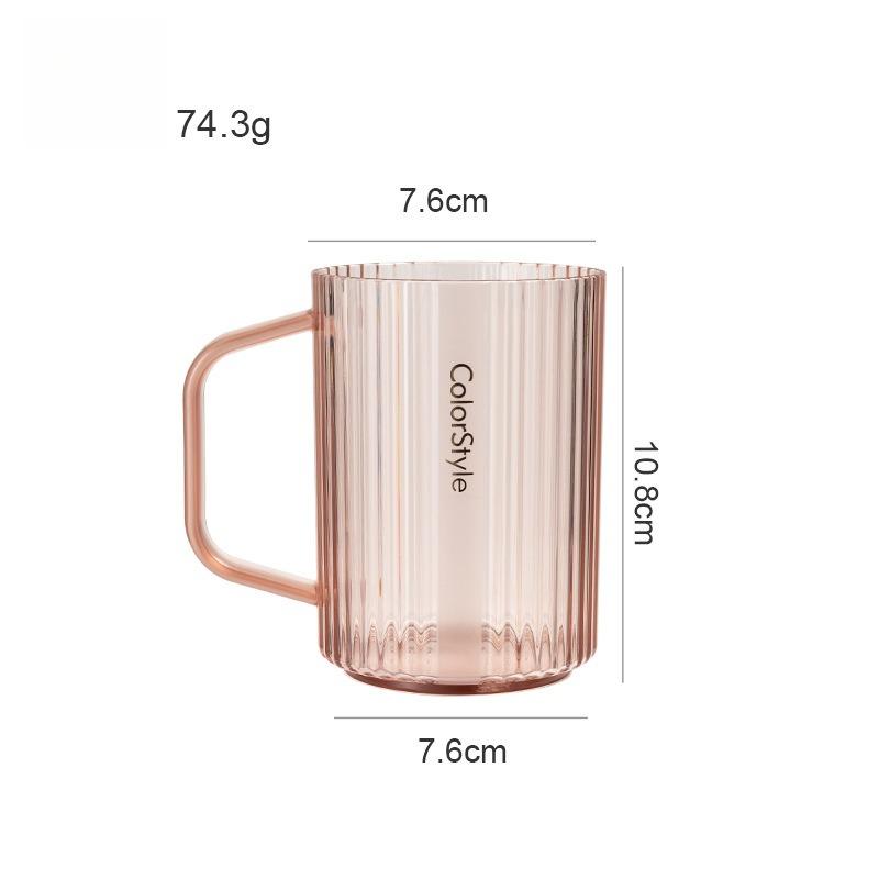 

Reative Mouthwash Cup, Household High-end Plastic Brushing Cup with Handle, Student Dormitory Washbasin Cup