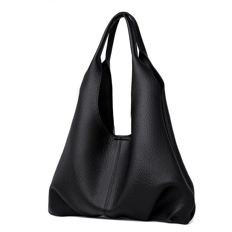 Sac fourre-tout portable mode pour les trajets quotidiens, style rétro européen et américain pour femmes, sac niche haut de gamme à bandoulière unique, sac d'aisselle texturé