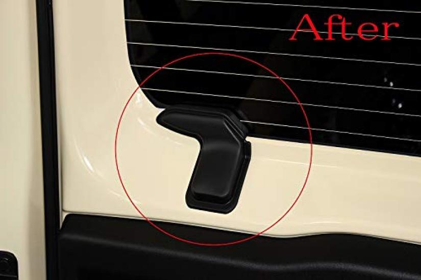 K-PRODUCTS Rear Defogger Cover for Suzuki Jimny JB64 / Sierra JB74 / Nomad JC74W (ABS, Matte Black, Left & Right Set)