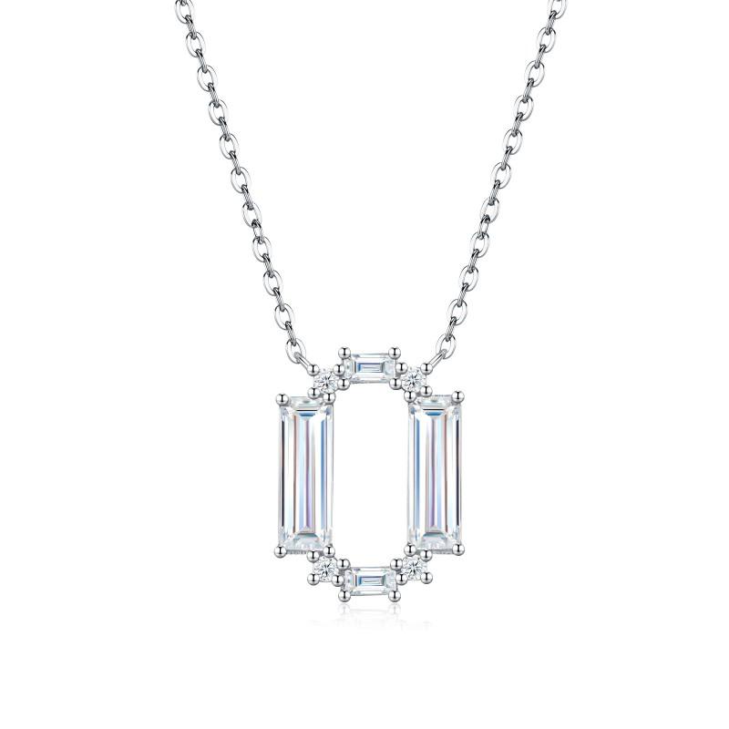 Fashion Luxury Letter Necklace Fade-resistant Moissanite Clavicle Chain Womens Daily Wear