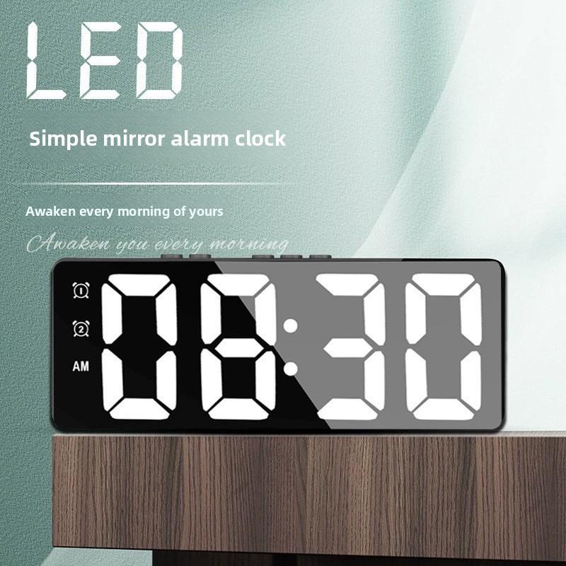 Modern Minimalist Digital Led Desk Clock For Students And Home Office
