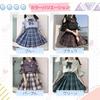 SUNNYSTEP JK Plus Sizes Sexy School Uniform Sailor Traditional Student Top and Bottom School Cute Long Sleeves Uniform, Sizes, Cosplay, S-6L,
