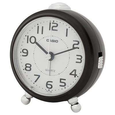 Wecker Dunkelbraun Analog Klein Schlummerfunktion mit Licht TQ-149-5JF