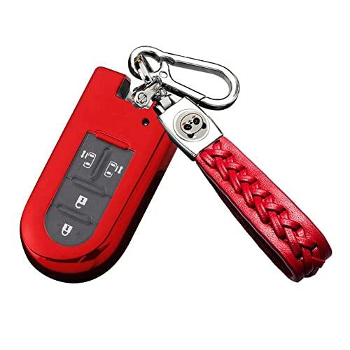 

[ZANEKO] Чехол для ключей, совместимый с Toyota Daihatsu Tank Roomy Tanto, чехол для ключей Tanto Custom Wake New Move Canvas Move Custom, чехол для смарт-ключа, брелок