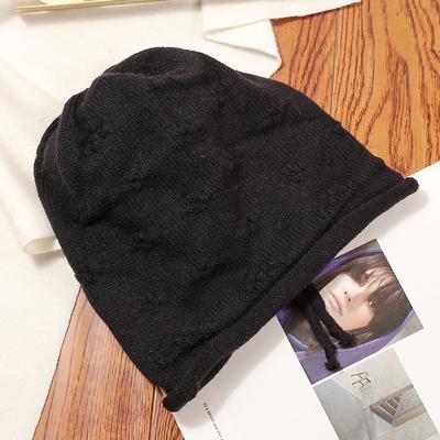 Neue Damen Wintermütze Streetwear Kaninchenfell-Mischung Warme Mütze Mode Dekoriert Beanie-Mütze für Damen Lässige Strickmütze