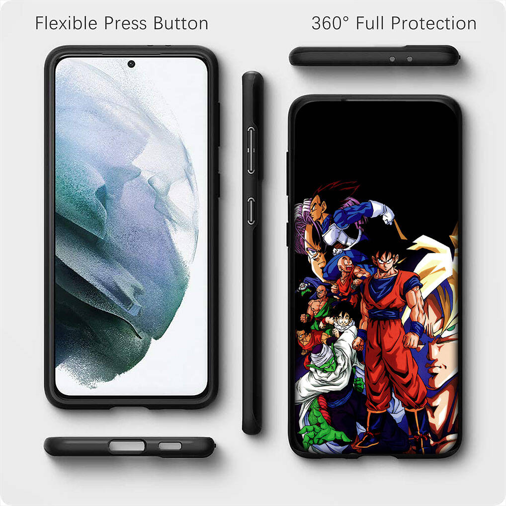 for Samsung Galaxy S25 S24 S23 S22 Ultra FE Plus A17 A37 A57 A56 A55 A06 A16 A15 A36 A26 A35 A05 A25 A54 A34 Phone Case Dragon Ball Goku Z DragonBall