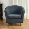2Pcs/set Jacquard Elastic Bath Tub Chair Slipcovers Solid Color Club Sofa Covers  Anti-dirty Armchair Cover Home Bar Counter