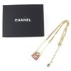 Excellent CHANEL Necklace COCO Mark Rhinestone Matelasse Bag B24S ABD331 B16656 Used
