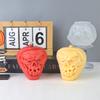 Halloween Skull Pumpkin Silicone Candle Mold 3D Monster Pumpkin Gypsum Handicraft Resin Mold DIY Soap Chocolate Baking Tools