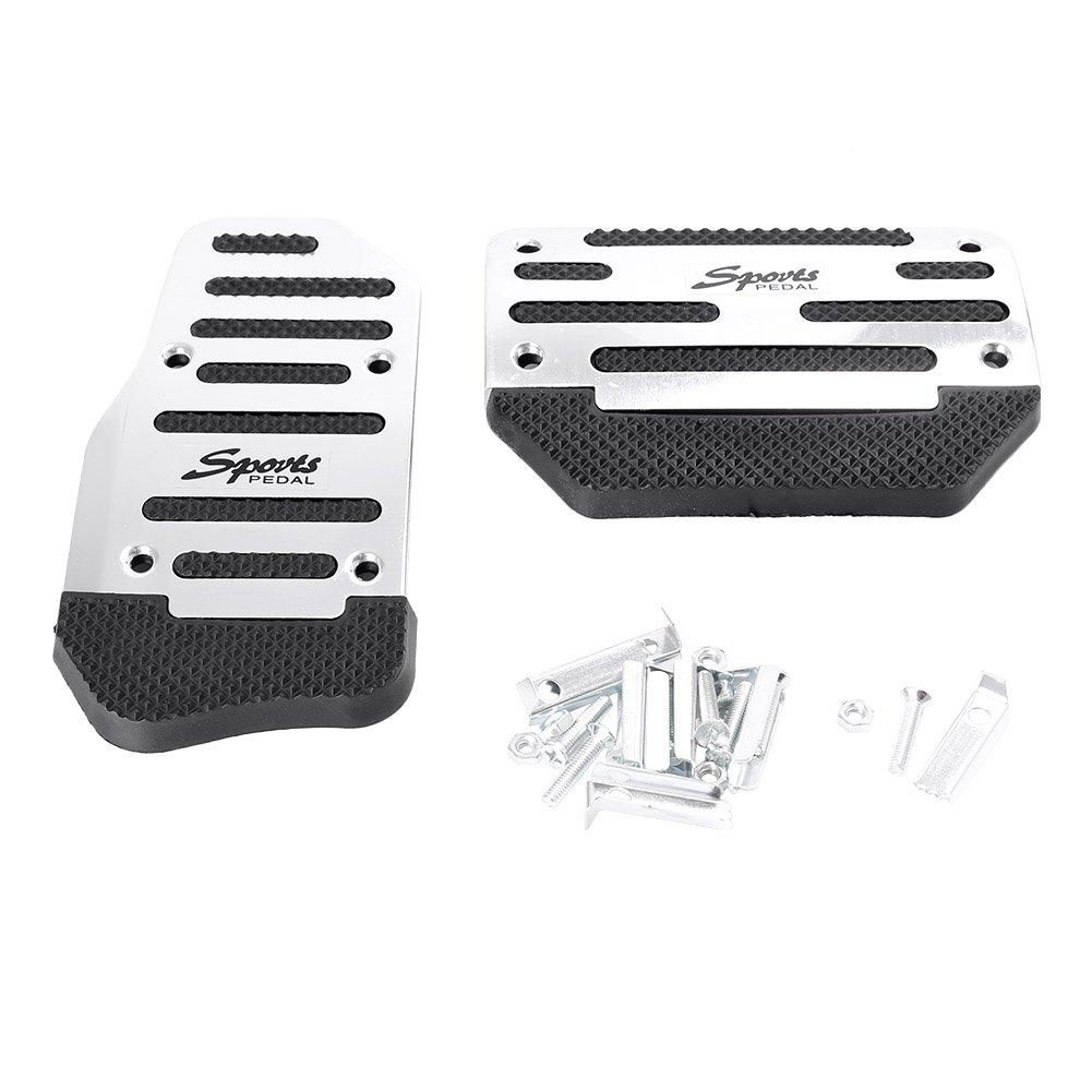 

GZYF Universal Mini Car Pedal Set, Gas Pedal, Brake Pedal, Cover Panel, Durable, Aluminum,