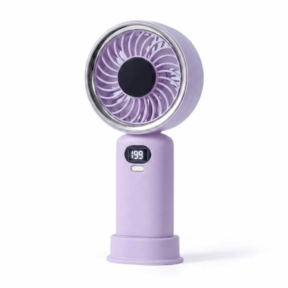 Digital Display Handheld Fan USB Rechargeable Portable Fan Personal Fan  Outdoor Travel