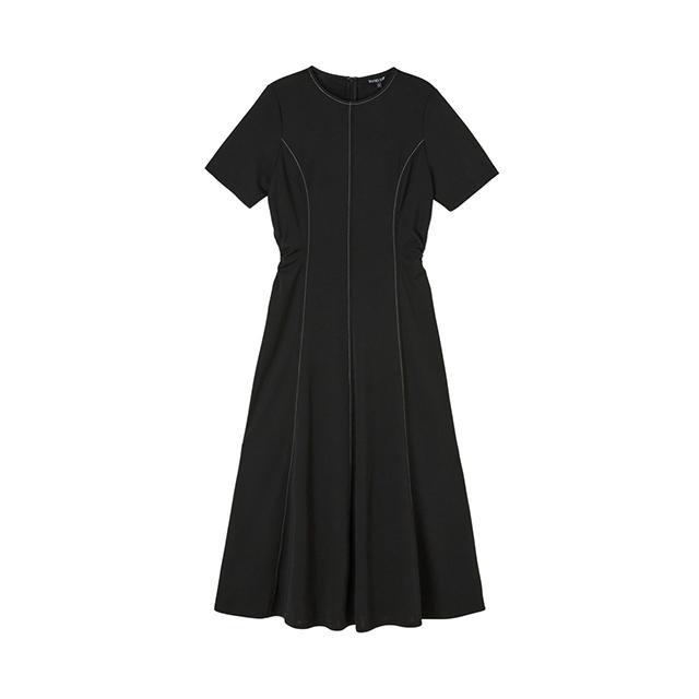 Rap Side Slit Slim Fit Long Dress Ar2Wo564