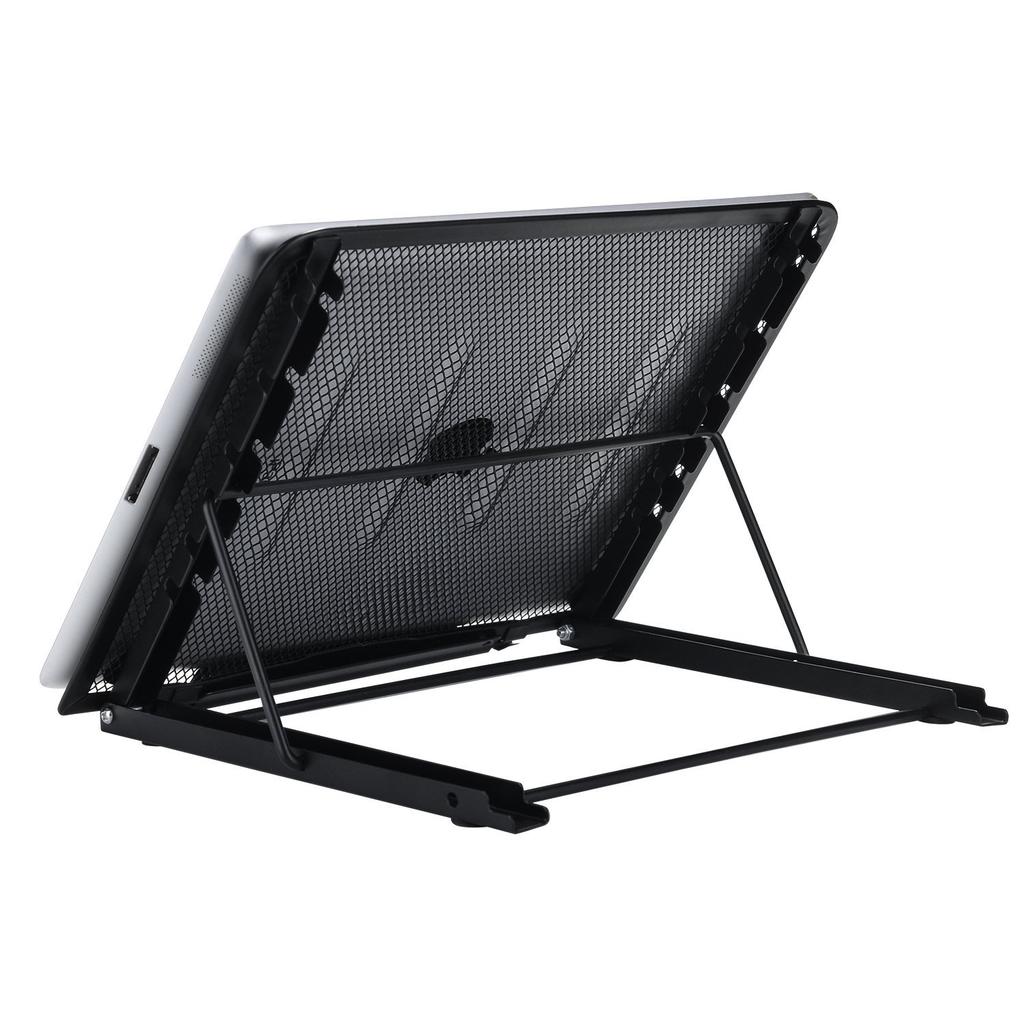 AGPtek Laptop Tracing Tablet Mesh Black Stand, Stand, 6-Level Adjustable, Foldable, Design,