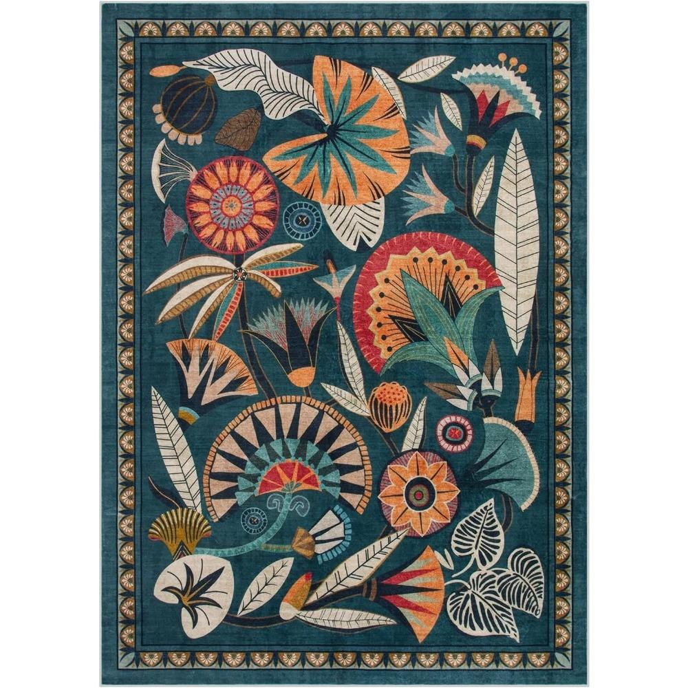 Living Room Carpet Bedroom Floor Mat Machine Washable Foldable Rug Large Area American Ethnic Creative Style Decorative Carpets