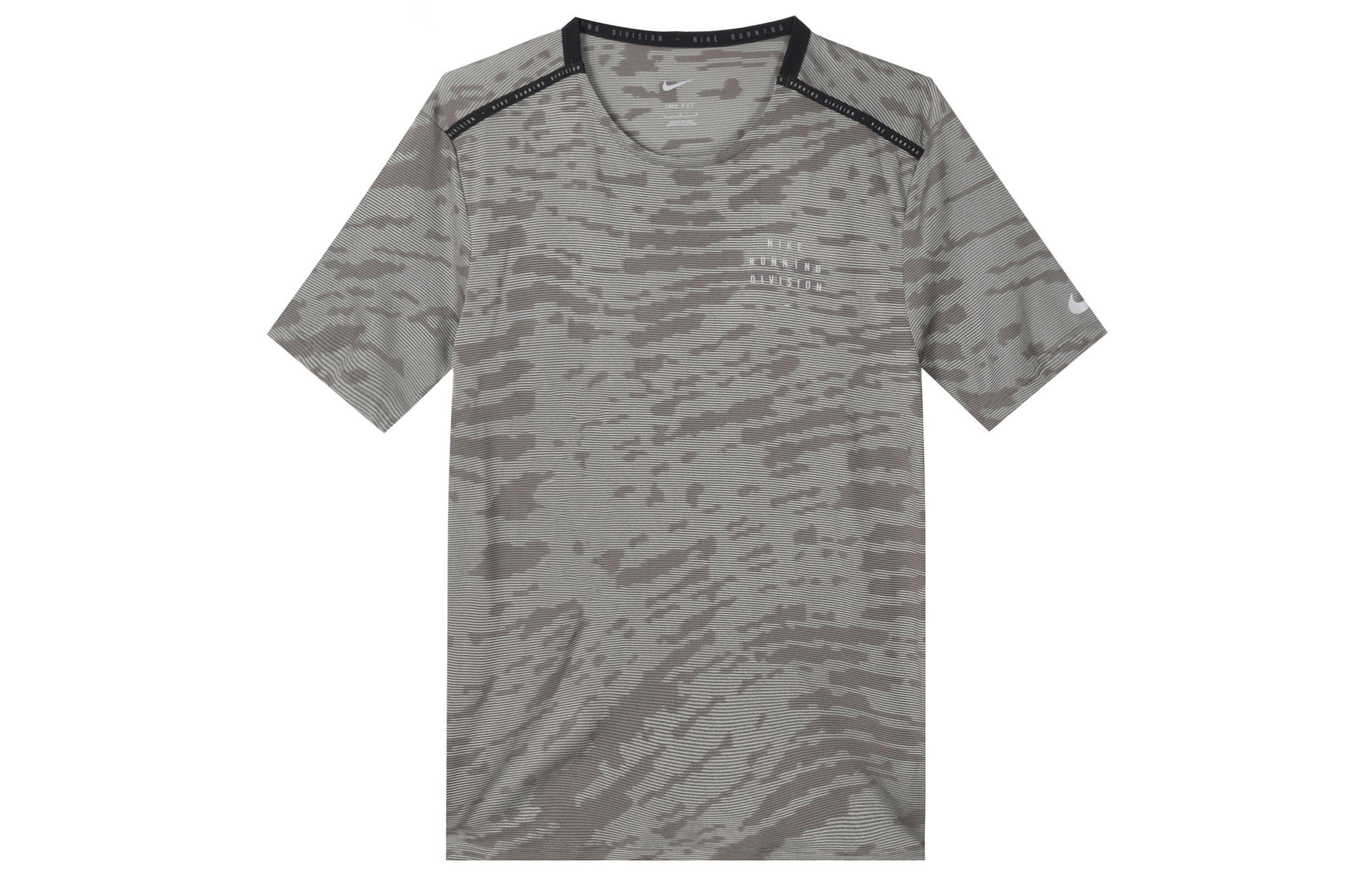Nike Running T Shirt Men s Gray DM4637-017 L