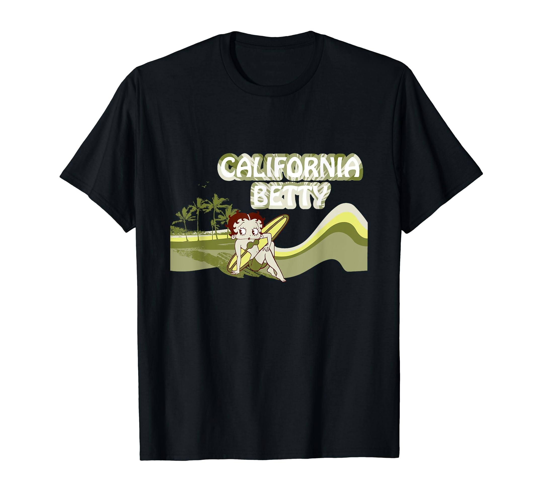 

Betty Boop California Betty Beach T-Shirt