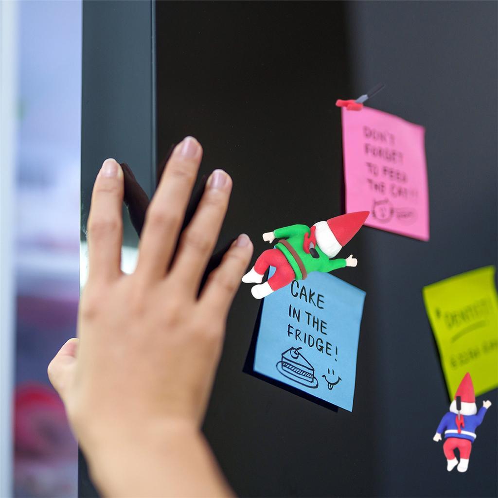 Christmas Gag Ornaments Christmas Decorations Christmas Dwarf Refrigerator Magnet 3D Print Dwarf Model