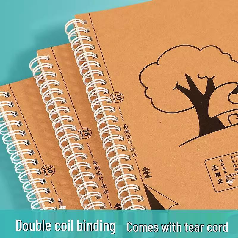 A4 Children's Spiral Drawing & Sketch Book for Elementary Students