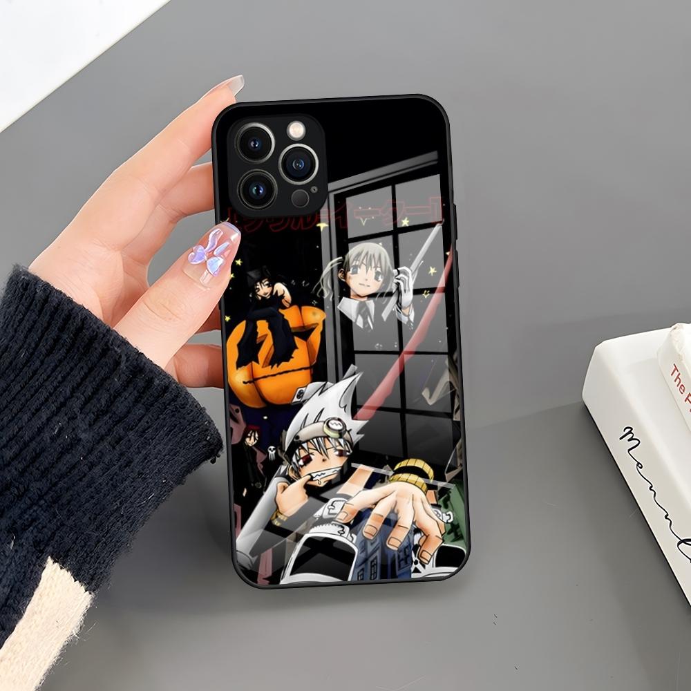 

Аниме Soul Eater Постер Чехол для телефона Закаленное стекло Для IPhone 16 Pro 15 Pro Max 14 13 12 11 X XR XS Max 8 7 Plus SE Чехол iPhone11