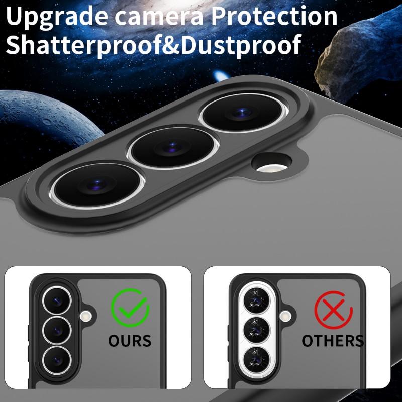 Orange S26 Skin-sensitive Phone Case S25edge Magnetic Lens Fine Hole Drop Resistance Matte 24 Protective Cover