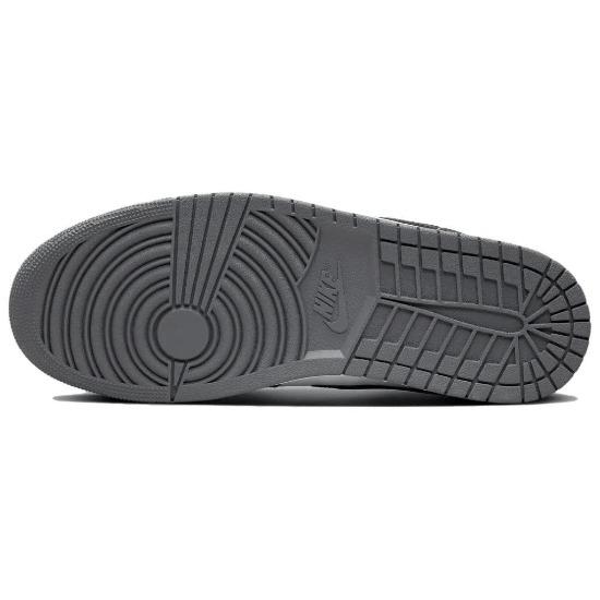 Adidași Unisex Air Jordan 1 Low Gri Fier Negru Alb 553558-152
