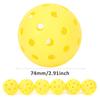 Environmental Protection PE Yellow High Bounce Pickleball Ball Sports Equipment Accessory