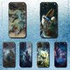 Capa de Celular Monster Z-Zinogre Hunter Para iPhone 17,16,15,14,13,12,11,Pro,Max,Plus,E,Air,Mini Capa Protetora Preta