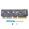 M.2 SSD To PCIe Adapter Card Supports 1U Server Plug and Play M.2 Mkey SSD To PCIe 5.0 X16 Adapter for M.2 NVMe 2230