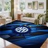 Borussia Dortmund Design Kristall-Samt-Teppich Weich Dekorative Matte für Schlafzimmer Eingang