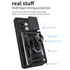 For OnePlus Ace 3 5G/12R 5G Case PC+TPU Camera Protection Phone Cover Built-in Kickstand