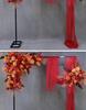 Autumn Mori Style Wedding Photo Booth Wrought Iron Arch Decoration