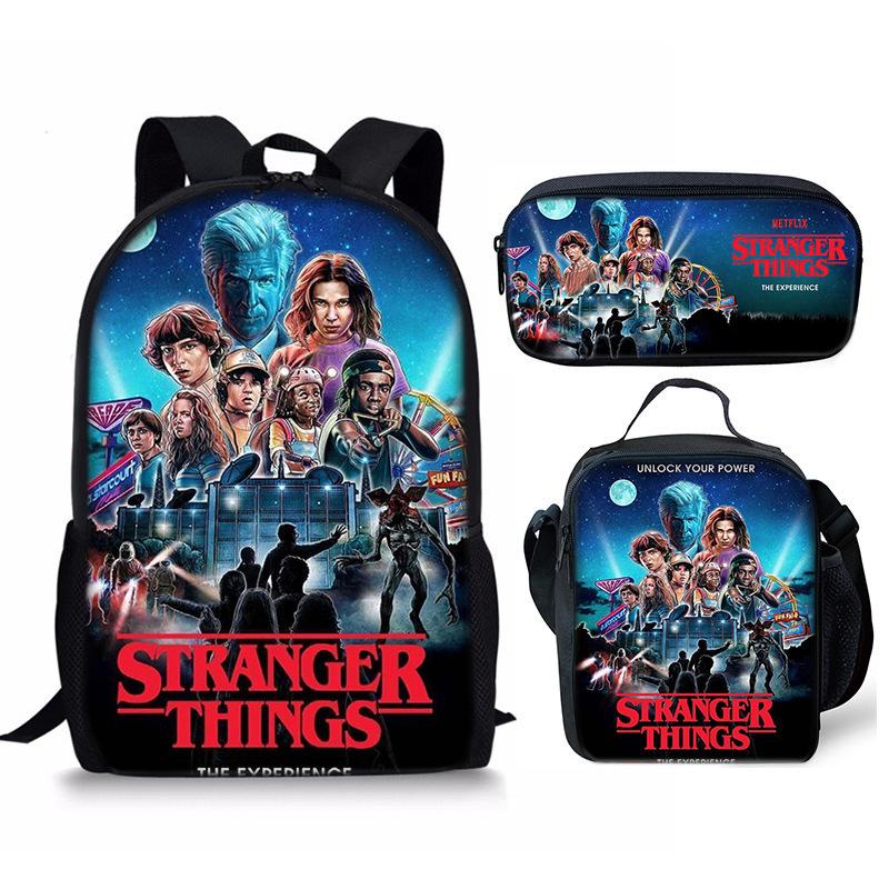 Stranger Things Dětský batoh+taška přes rameno+penál KTB