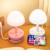 Luxury Glass LED Table Lamp - Eye Protection Night Light for Master Bedroom and Nursery.