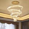 Post-Modern Light Luxury Crystal Chandelier for Living Rooms and Hotel Lobbies