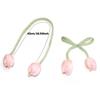 20 Tulip Ribbon, Simulated Flower Bow Ribbon, Hairpin Jewelry Additions, Clothing Bag Belt Additions, For Gift Packaging