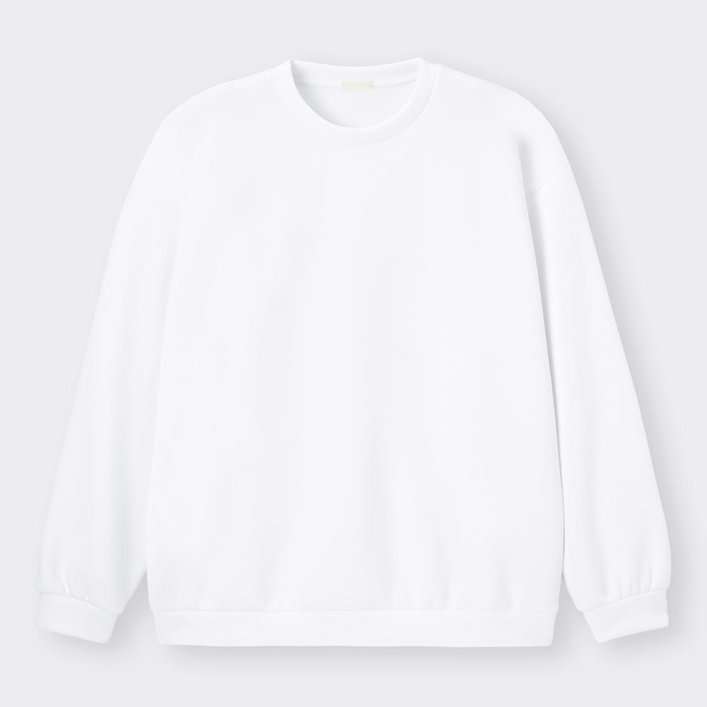 

GU двусторонний большой пуловер с длинными рукавами