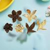1/2Pcs Petal Drawer Pulls, Artistic Flower Handles for Kitchen Cabinets and Wardrobe, Furniture Door Accessory