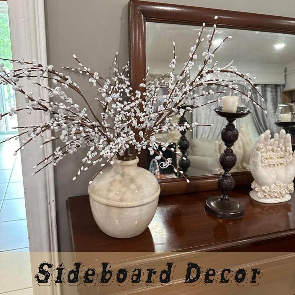 10PCS Long Jasmine Artificial Flowers Fake Jasmine Flowers Bouquet for DIY Floral Art Plant Home Office Wedding Table Centerpieces Party Vase Decor