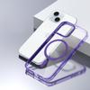 Electroplated Acrylic Magnetic Case for iPhone 14 Pro Max/15 - 2-in-1 Protective Cover
