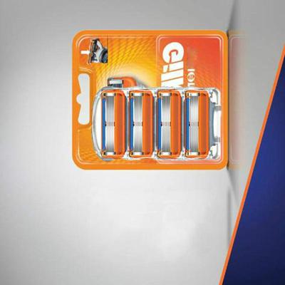 4Pcs/lot Professional Shaving 5 Layers Razor Blades Compatible for Gillettee Fusione Men Face Care