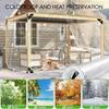High Quality Clear Tent Flysheet Heavy Duty Anti Tear Windproof Snowproof Plastic Tarp Grommets Garden Patio Outdoor Farm Use