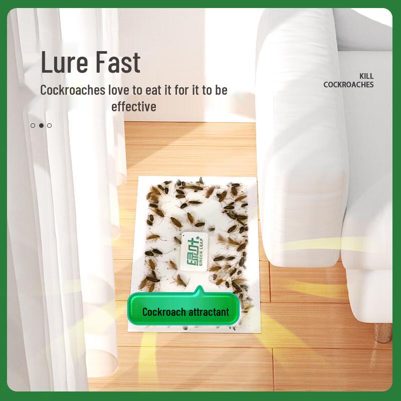 Green Leaf Scented Cockroach Sticky Traps (10-Pack)