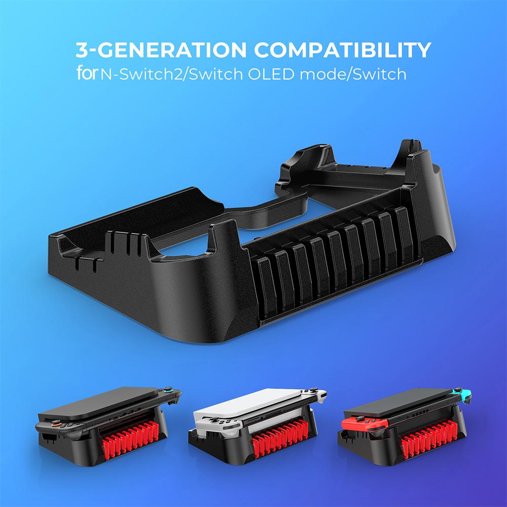 For Switch 2/Switch/OLED Stand Base Game Cartridges Integrated Storage Protecting For Switch 2/Switch/OLED Storage Stand