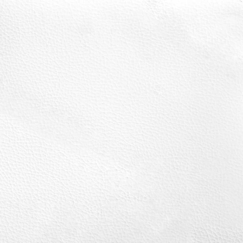 Vidaxl Sofa with Sleeping Function, White, 100X200 Cm, Faux Leather