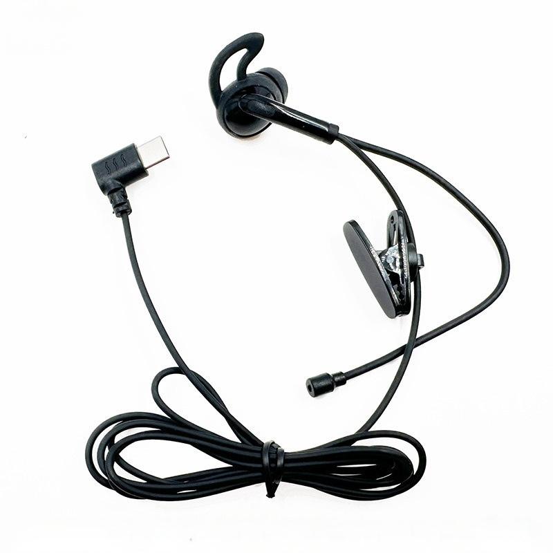 1Pcs Soccer Referee Communication Single Ear Hanging Headset Football  Judger Arbitro Earpiece For V6 V4 FBIM Helmet Heads